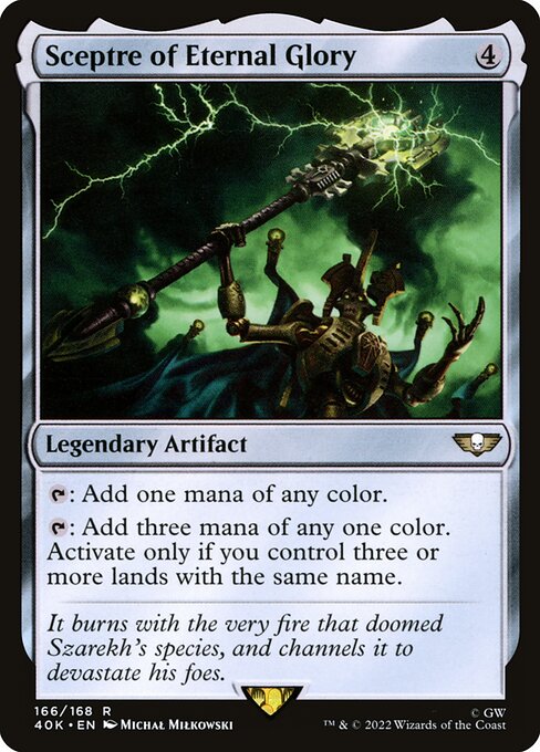 Sceptre of Eternal Glory - Warhammer 40,000 Commander Magic card