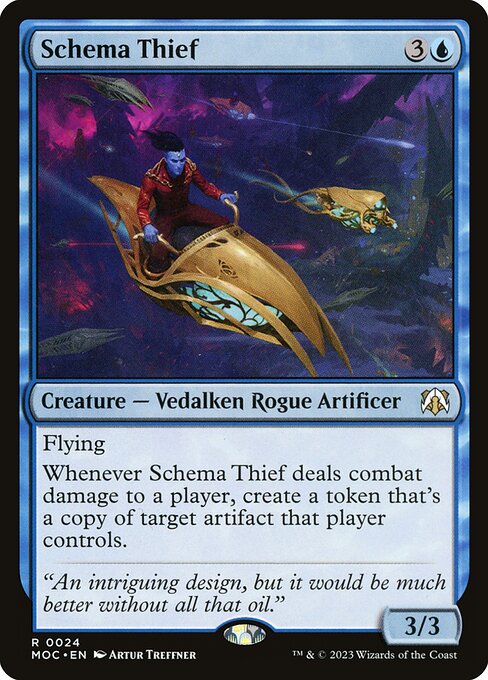 Schema Thief - March of the Machine Commander Magic card