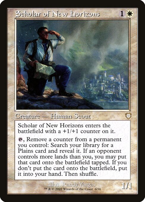 Scholar of New Horizons - The Brothers' War Commander Magic card