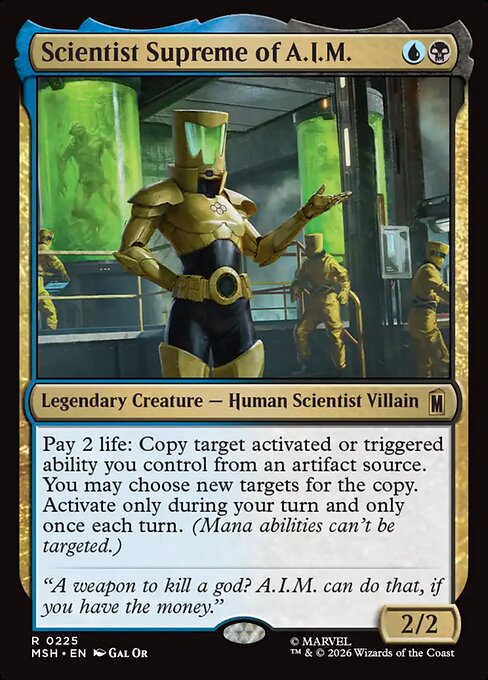 Scientist Supreme of A.I.M. - Marvel Super Heroes Magic card