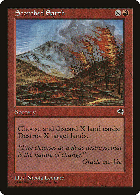 Scorched Earth - Tempest Magic card