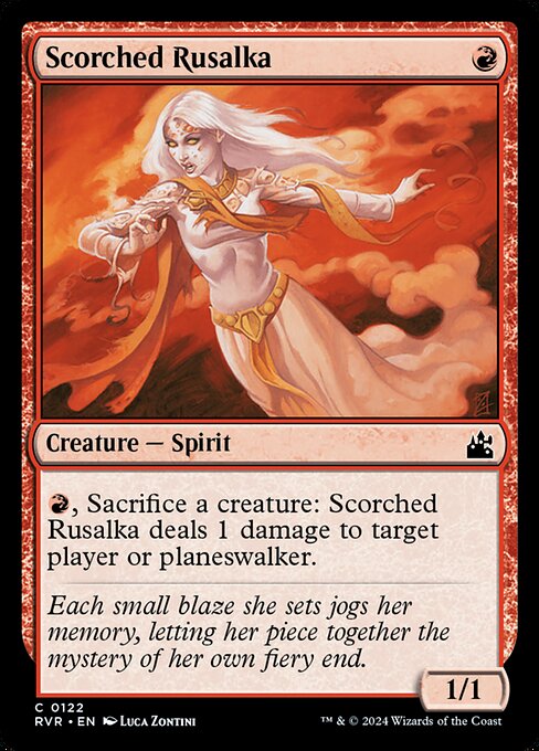 Scorched Rusalka - Ravnica Remastered Magic card