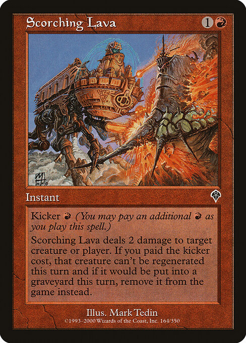 Scorching Lava - Invasion Magic card
