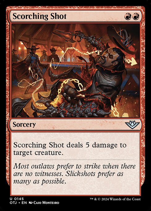 Scorching Shot - Outlaws of Thunder Junction Magic card