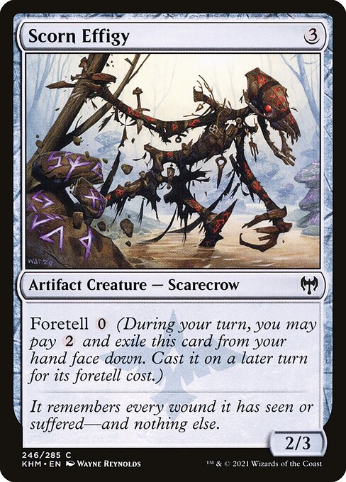 Scorn Effigy - Kaldheim Magic card