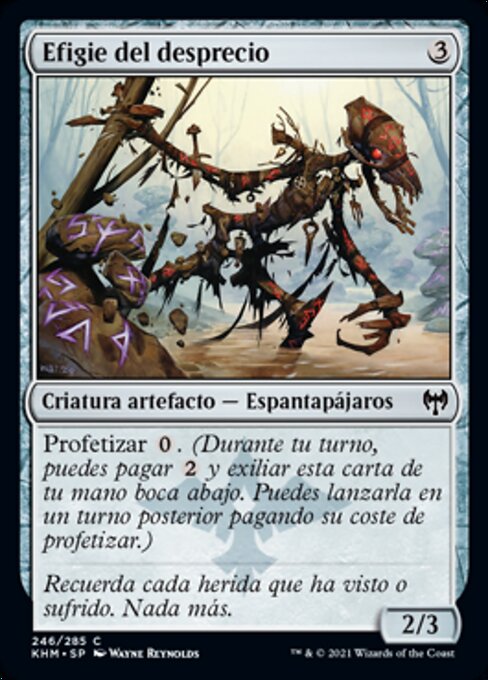 Efigie del desprecio (Scorn Effigy) - Kaldheim (#246) - Illustrated by Wayne Reynolds - Magic: The Gathering Card