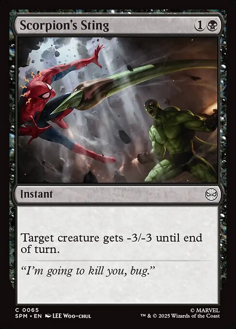 Scorpion's Sting - Marvel's Spider-Man Magic card