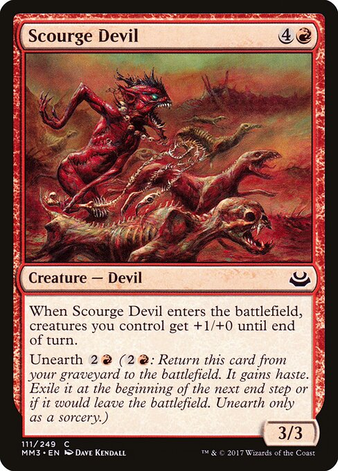 Scourge Devil - Modern Masters 2017 Magic card