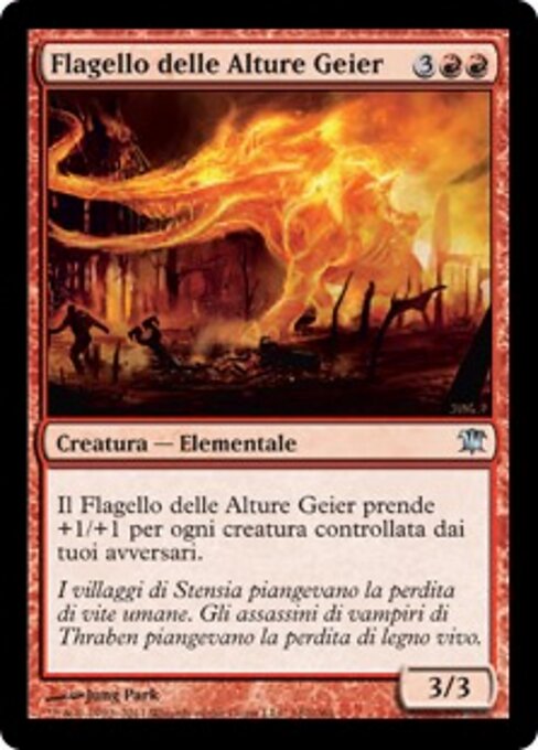 Geißel vom Geierberg (Scourge of Geier Reach) - Innistrad (#162) - Illustrated by Jung Park - Magic: The Gathering Card