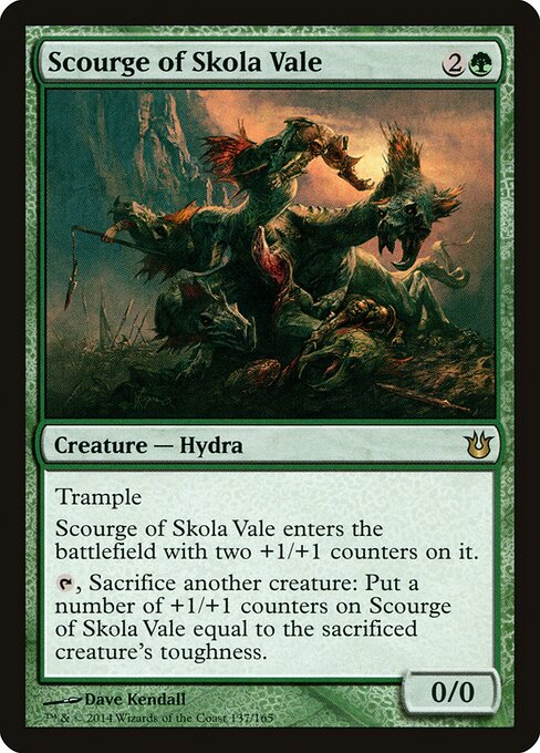 Scourge of Skola Vale - Born of the Gods Magic card