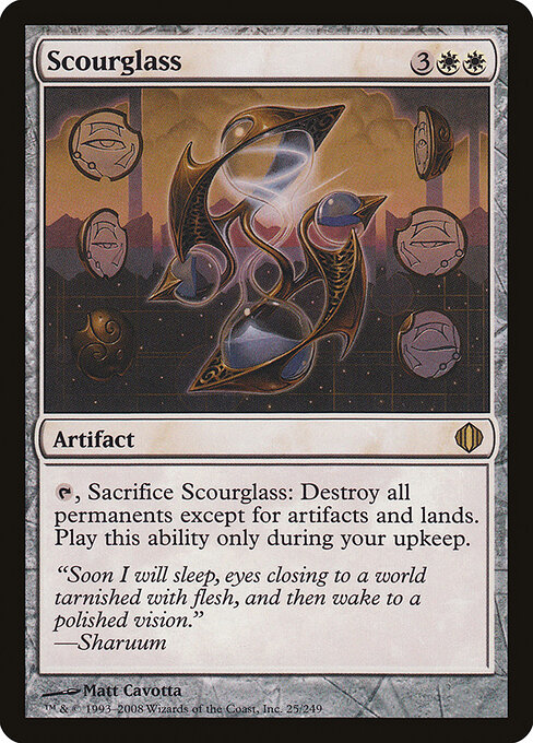 Scourglass - Shards of Alara (#25) - Illustrated by Matt Cavotta - Magic: The Gathering Card