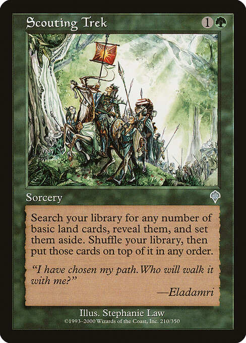 Scouting Trek - Invasion Magic card