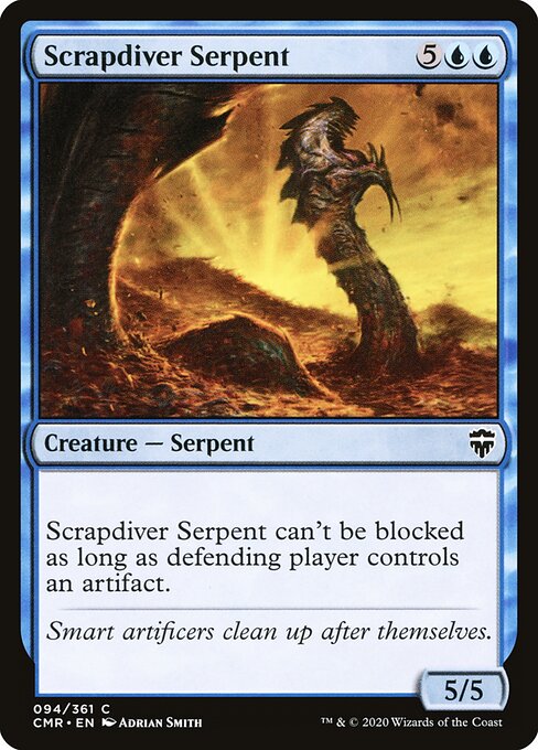 Scrapdiver Serpent - Commander Legends Magic card