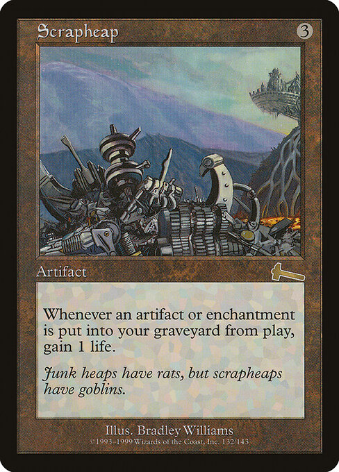 Scrapheap - Urza's Legacy (#132) - Illustrated by Bradley Williams - Magic: The Gathering Card