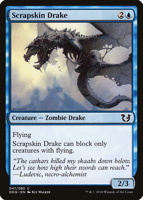 Scrapskin Drake - Duel Decks: Blessed vs. Cursed Magic card