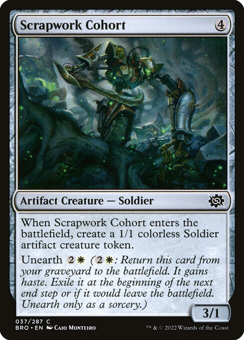 Scrapwork Cohort - The Brothers' War Magic card