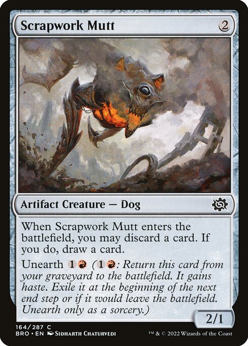 Scrapwork Mutt - The Brothers' War Magic card