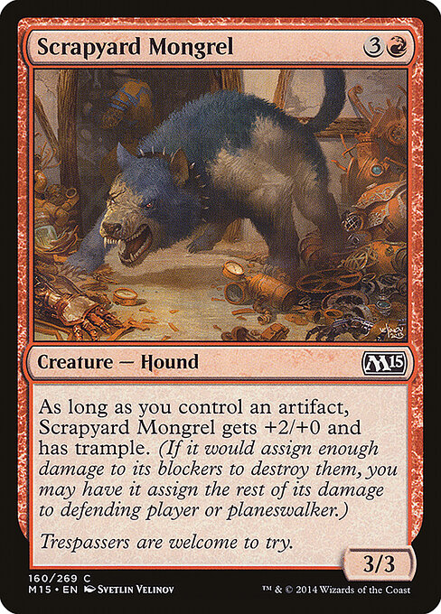 Scrapyard Mongrel - Magic 2015 Magic card