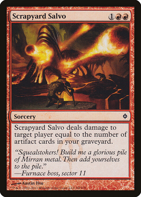 Scrapyard Salvo - New Phyrexia Magic card