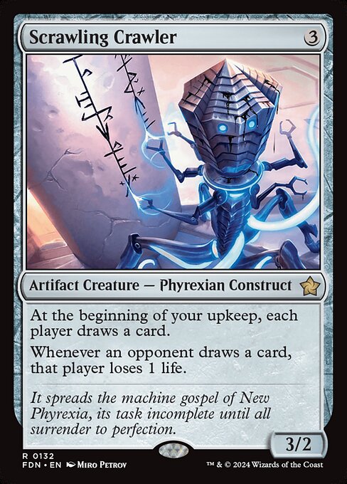 Scrawling Crawler - Foundations Magic card