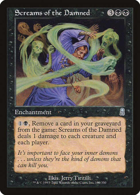 Screams of the Damned - Odyssey Magic card