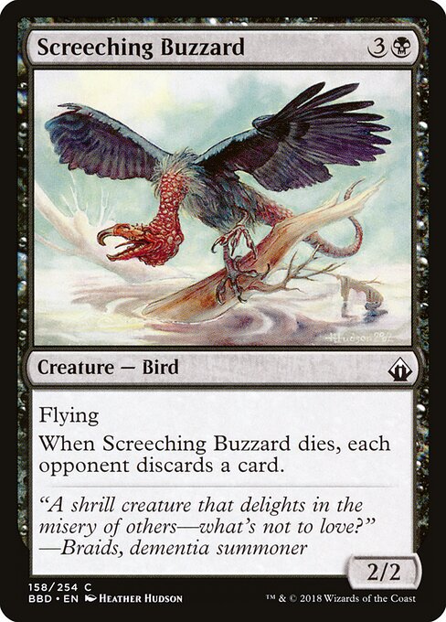 Screeching Buzzard - Battlebond Magic card