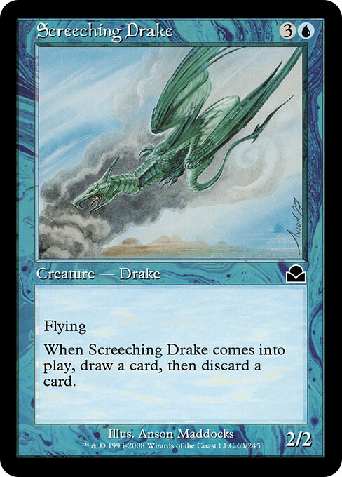 Screeching Drake - Masters Edition II Magic card