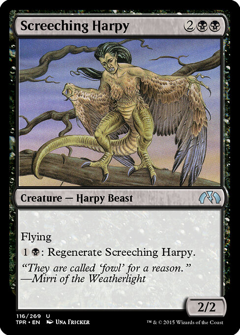 Screeching Harpy - Tempest Remastered Magic card