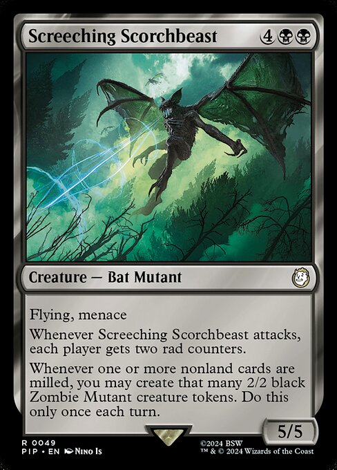 Screeching Scorchbeast - Fallout Magic card