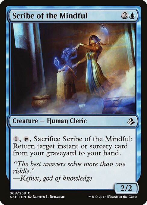 Scribe of the Mindful - Amonkhet Magic card