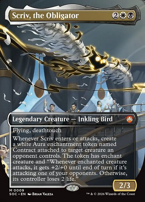 Scriv, the Obligator - Secrets of Strixhaven Commander Magic card