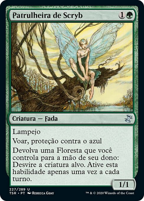 スクリブのレインジャー (Scryb Ranger) - Time Spiral (#215) - Illustrated by Rebecca Guay - Magic: The Gathering Card