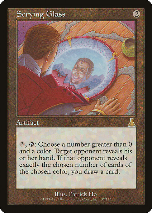 Scrying Glass - Urza's Destiny Magic card