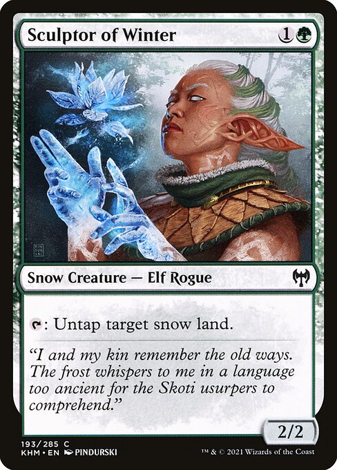 Sculptor of Winter - Kaldheim Magic card