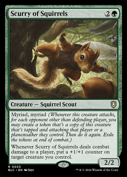 Scurry of Squirrels - Bloomburrow Commander Magic card