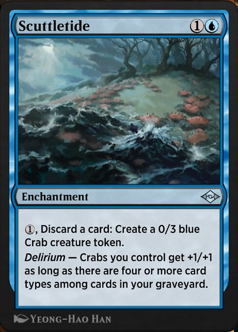 Scuttletide - Jumpstart: Historic Horizons (#244) - Illustrated by Yeong-Hao Han - Magic: The Gathering Card