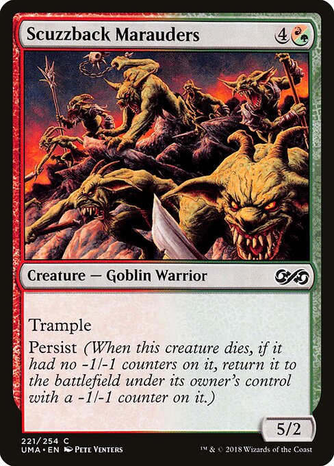 Scuzzback Marauders - Ultimate Masters Magic card