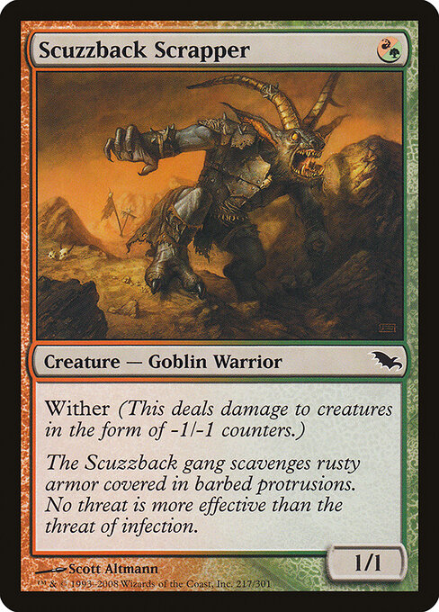 Scuzzback Scrapper - Shadowmoor Magic card