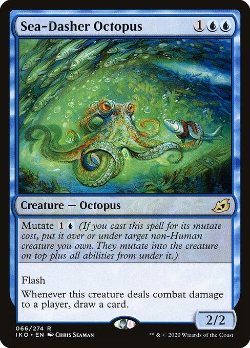 Sea-Dasher Octopus - Ikoria: Lair of Behemoths Magic card
