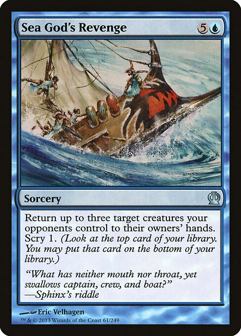 Sea God's Revenge - Theros Magic card