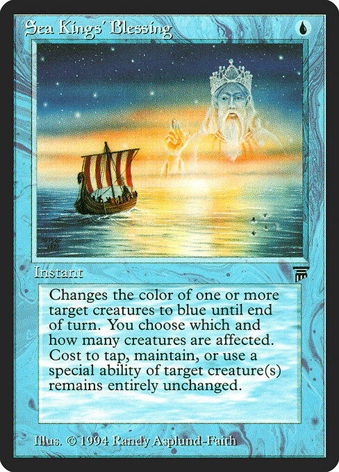 Sea Kings' Blessing - Legends Magic card