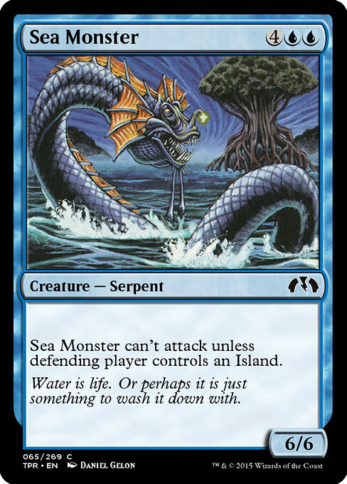 Sea Monster - Tempest Remastered Magic card