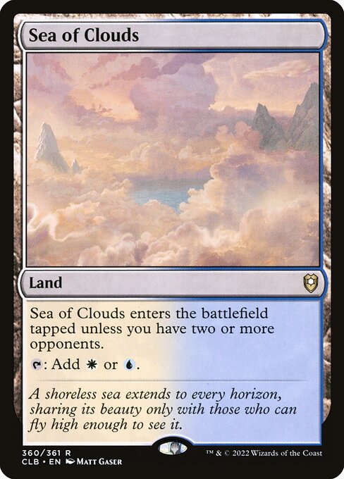 Sea of Clouds - Commander Legends: Battle for Baldur's Gate Magic card