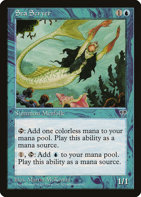 Sea Scryer - Mirage Magic card