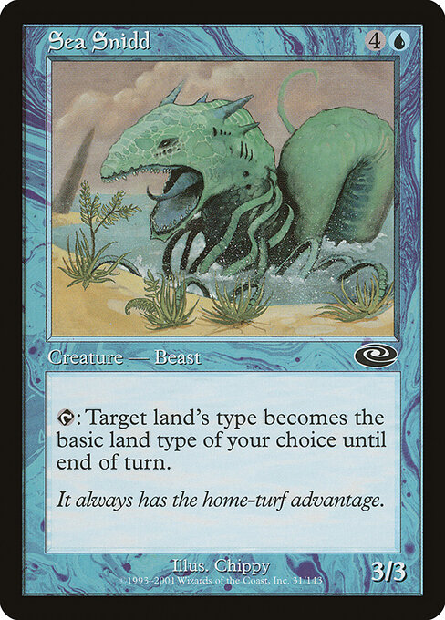 Sea Snidd - Planeshift Magic card