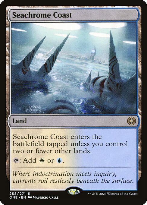 Seachrome Coast - Phyrexia: All Will Be One Magic card