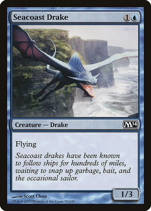 Seacoast Drake - Magic 2014 Magic card