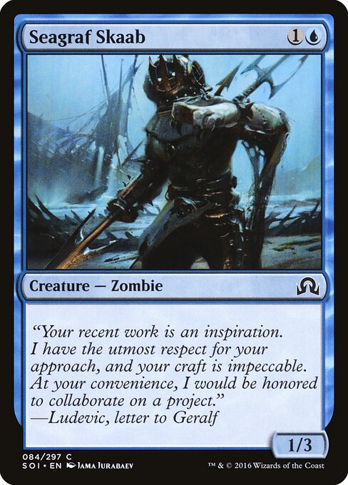 Seagraf Skaab - Shadows over Innistrad (#84) - Illustrated by Jama Jurabaev - Magic: The Gathering Card