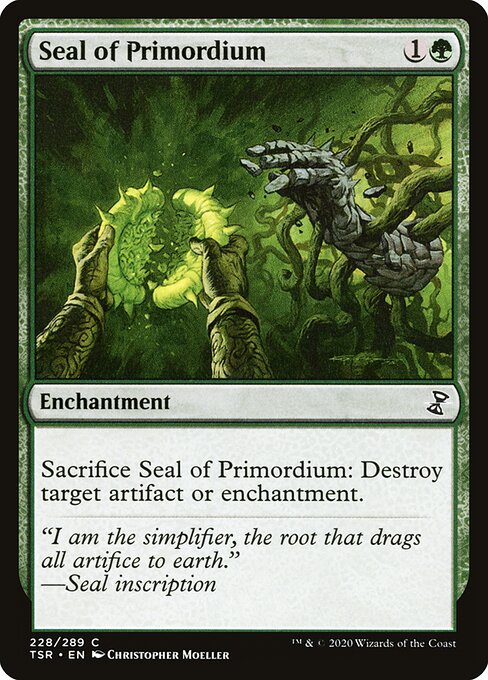 Seal of Primordium - Time Spiral Remastered Magic card
