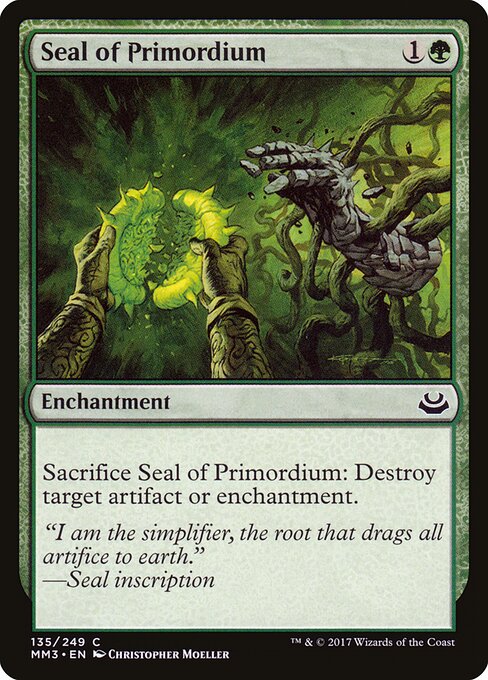Первобытная Печать (Seal of Primordium) - Planar Chaos (#153) - Illustrated by Christopher Moeller - Magic: The Gathering Card